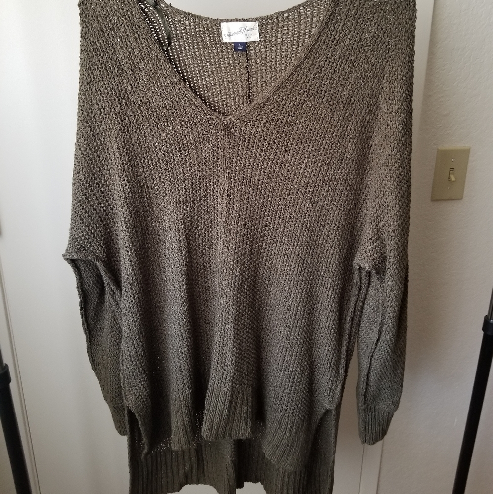 Green Knit Sweater